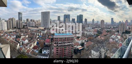 Découvrez le paysage urbain et les vues panoramiques de Shanghai Banque D'Images