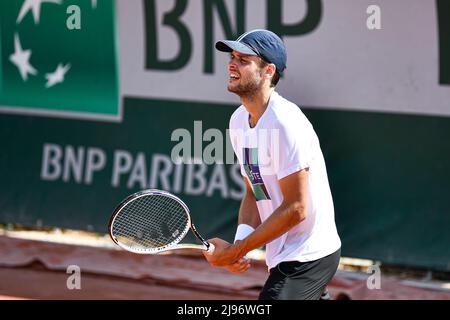 Paris, France. 19th mai 2022. Gregoire Barrere de France lors de l'Open de France (Roland-Garros) 2022, tournoi de tennis Grand Slam le 19 mai 2022 au stade Roland-Garros à Paris, France - photo: Victor Joly/DPPI/LiveMedia crédit: Agence photo indépendante/Alay Live News Banque D'Images