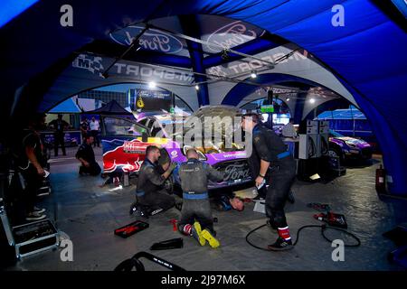 Matosinhos, Portugal. 21st mai 2022. Service Park FORD lors du Rallye de Portugal 2022, 4th tour du Championnat du monde de voitures de rallye 2022 de la WRC, du 19 au 22 mai 2022 à Matosinhos, Portugal - photo Paulo Maria / DPPI crédit: DPPI Media/Alay Live News Banque D'Images