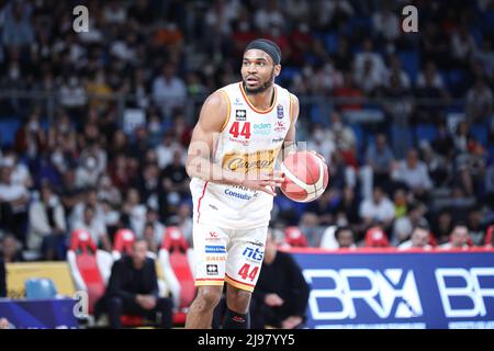 Pesaro, Italie. 19th mai 2022. 3rd jeu du championnat italien LBA Carpegna Prosciutto Pesaro vs Virtus Segafredo Bologna. Gagnez Bologna 55-75 et allez aux demi-finales. (Credit image: © Norberto Maccagno/Pacific Press via ZUMA Press Wire) Banque D'Images