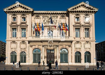 France. Marseille. Bouche-du-Rhône (13) Marseille. Hôtel de ville de Marseille Banque D'Images
