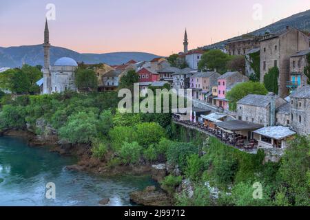 Mostar, Herzégovine-Neretva, Bosnie-Herzégovine, Europe Banque D'Images