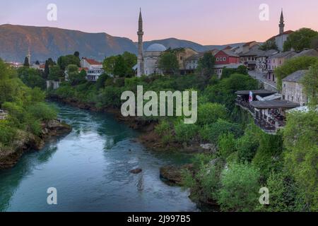 Mostar, Herzégovine-Neretva, Bosnie-Herzégovine, Europe Banque D'Images