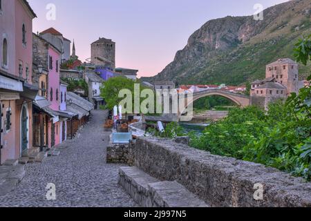 Mostar, Herzégovine-Neretva, Bosnie-Herzégovine, Europe Banque D'Images