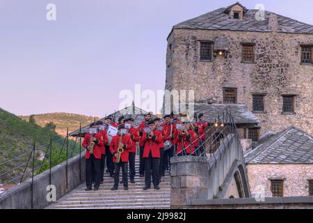 Mostar, Herzégovine-Neretva, Bosnie-Herzégovine, Europe Banque D'Images