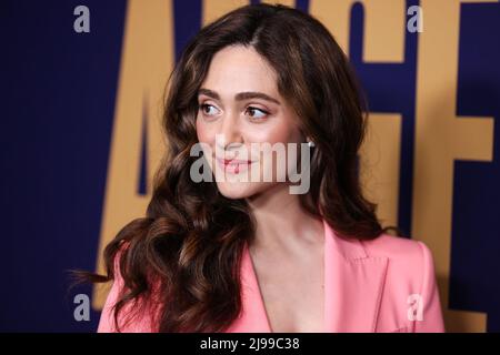 Hollywood, États-Unis. 21st mai 2022. HOLLYWOOD, LOS ANGELES, CALIFORNIE, États-Unis - 21 MAI : l'actrice américaine Emmy Rossum arrive à l'événement FYC de NBCUniversal pour 'Angelyne' qui s'est tenu à la NBCU FYC House le 21 mai 2022 à Hollywood, Los Angeles, Californie, États-Unis. (Photo de Xavier Collin/image Press Agency) Credit: Image Press Agency/Alay Live News Banque D'Images