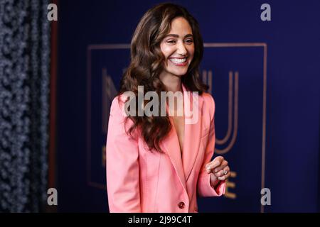 Hollywood, États-Unis. 21st mai 2022. HOLLYWOOD, LOS ANGELES, CALIFORNIE, États-Unis - 21 MAI : l'actrice américaine Emmy Rossum arrive à l'événement FYC de NBCUniversal pour 'Angelyne' qui s'est tenu à la NBCU FYC House le 21 mai 2022 à Hollywood, Los Angeles, Californie, États-Unis. (Photo de Xavier Collin/image Press Agency) Credit: Image Press Agency/Alay Live News Banque D'Images