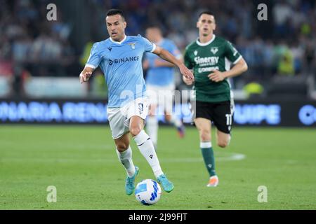 Rome, Italie. 21st mai 2022. Pedro de SS Lazio pendant la série Un match entre Lazio et Hellas Vérone au Stadio Olimpico, Rome, Italie, le 21 mai 2022. Credit: Giuseppe Maffia/Alay Live News Banque D'Images