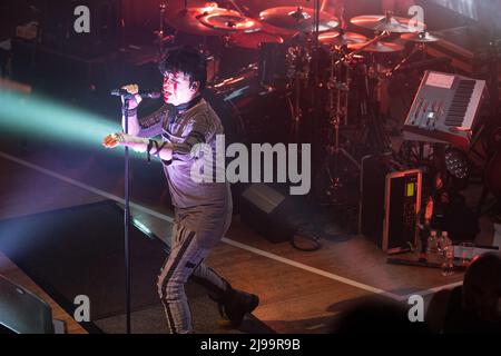 Belfast, Royaume-Uni. 21st mai 2022. 21st mai 2022 Gary Numan a joué à l'Ulster Hall, Belfast dans le cadre de la tournée Intruder crédit: Bonzo/Alamy Live News Banque D'Images