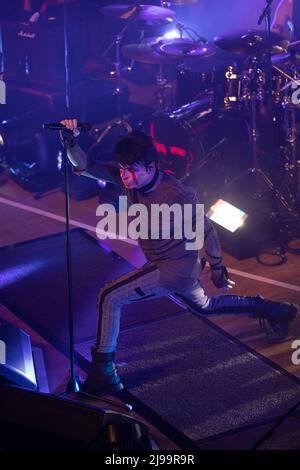 Belfast, Royaume-Uni. 21st mai 2022. 21st mai 2022 Gary Numan a joué à l'Ulster Hall, Belfast dans le cadre de la tournée Intruder crédit: Bonzo/Alamy Live News Banque D'Images