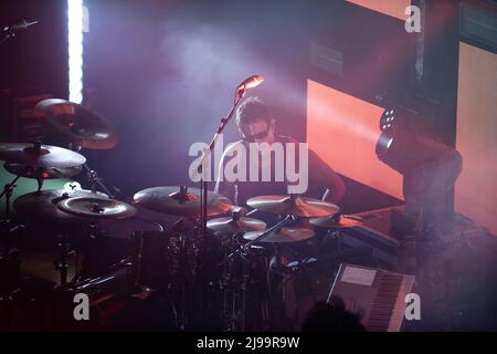 Belfast, Royaume-Uni. 21st mai 2022. 21st mai 2022 Gary Numan a joué à l'Ulster Hall, Belfast dans le cadre de la tournée Intruder crédit: Bonzo/Alamy Live News Banque D'Images