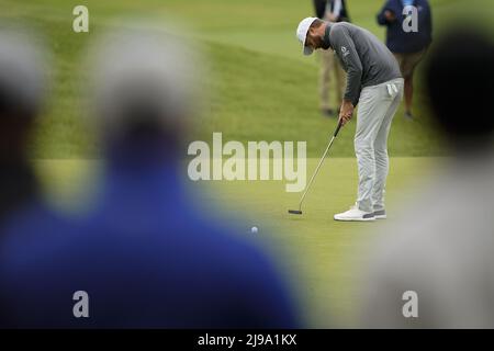 Tulsa, États-Unis. 21st mai 2022. Chris Kirk joue le quatrième au troisième tour lors du championnat PGA au Southern Hills Country Club de Tulsa, Oklahoma, le samedi 21 mai 2022. Photo de Kyle Rivas/UPI crédit: UPI/Alay Live News Banque D'Images
