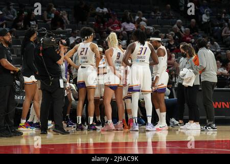 21 mai 2022, Las Vegas, Las Vegas, NV, USA: LAS VEGAS, NV - MAI 21: Match de basket-ball entre Las Vegas Aces et Phoenix Mercury pendant la WNBA 2022 à Michelob Ultra Arena le 21 mai 2022 à Las Vegas, Etats-Unis. (Credit image: © Louis Grasse/PX Imagens via ZUMA Press Wire) Banque D'Images