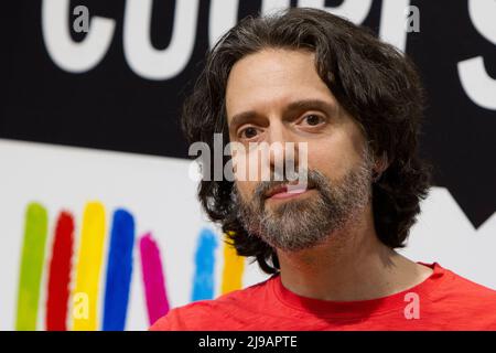 Turin, Italie. 21st mai 2022. L'écrivain Andrés Neuman est invité de 2022 Foire du livre de Turin. Credit: Marco Destefanis/Alamy Live News Banque D'Images