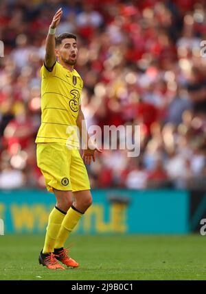 Jorginho de Chelsea - Chelsea / Liverpool, finale de la coupe Emirates FA, Wembley Stadium, Londres - 14th mai 2022 usage éditorial exclusif Banque D'Images