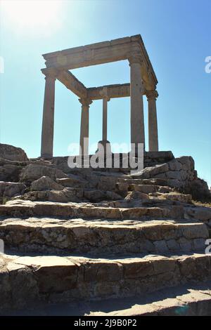 Mirador de los cuatro postes, point de vue d'Avila, Espagne Banque D'Images