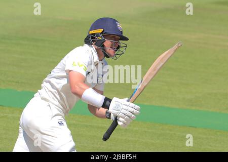 22 mai 2022. Londres, Royaume-Uni. Scott Borthwick de Durham battant alors que Middlesex prennent Durham le quatrième jour du championnat du comté de Lords. David Rowe/Alay Live News Banque D'Images