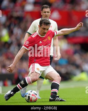 Gary Neville de Manchester United Legends lors du match Legends à Old Trafford, Manchester. Date de la photo: Samedi 21 mai 2022. Banque D'Images