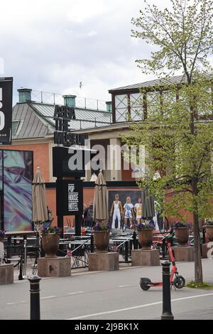 Le musée Abba de Stockholm, Suède Banque D'Images