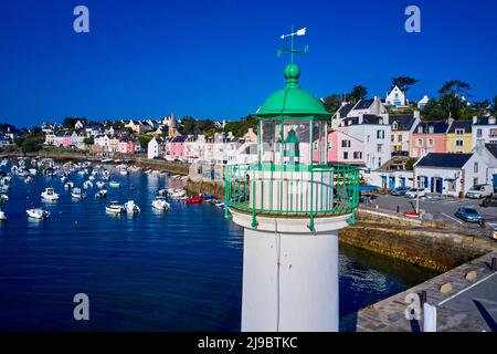 France, Morbihan, Belle-Ile-en-mer, Sauzon Banque D'Images