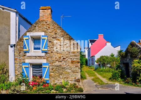 France, Morbihan, Belle-Ile-en-mer, Bangor Banque D'Images