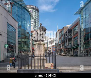 St Martins Walk près des arènes de Birmingham. Banque D'Images