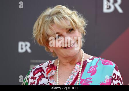 Saskia VESTER (actrice), image unique, motif court, portrait, portrait, portrait. Prix du film bavarois 2021-tapis rouge, tapis rouge, le 20th mai 2022 au Prinzregentheater de Munich. Â Banque D'Images