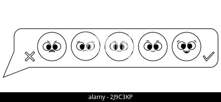 Illustration en noir et blanc pour la publicité, les sites Web, les bannières, les rewiews et ets. Illustration de Vecteur