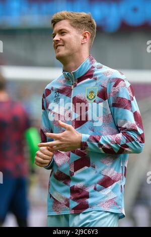 TURF Moor, Burnley, Lancashire, Royaume-Uni. 22nd mai 2022. Premier League football, Burnley contre Newcastle; Nathan Collins de Burnley crédit: Action plus Sports/Alay Live News Banque D'Images