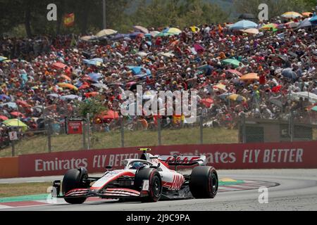22 mai 2022, circuit de Catalunya, Barcelone, F1 Grand Prix Pirelli d'Espagne 2022, sur la photo Mick Schumacher (DEU), Haas F1 Team Banque D'Images