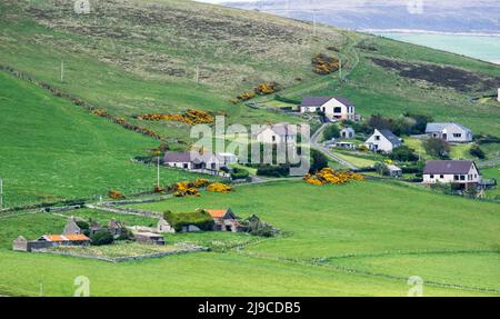 Communauté de Finstown sur le continent d'Orkney, Orkney Islands, Écosse. Banque D'Images