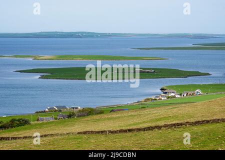 Communauté de Finstown sur le continent d'Orkney, Orkney Islands, Écosse. Banque D'Images