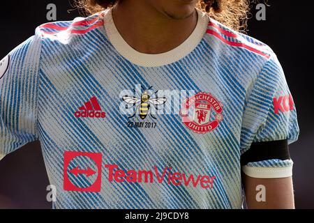 LONDRES, ROYAUME-UNI. MAI 22nd Hannibal Mejbri, de Manchester United, regarde pendant le match de la Premier League entre Crystal Palace et Manchester United à Selhurst Park, Londres, le dimanche 22nd mai 2022. (Credit: Federico Maranesi | MI News) Credit: MI News & Sport /Alay Live News Banque D'Images