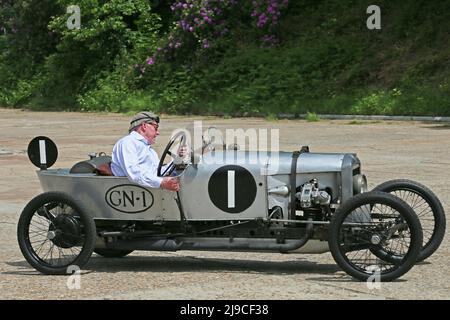 GN Akela 200 (1922), Centenaire de la vitesse, 17 mai 2022, Brooklands Museum, Weybridge, Surrey, Angleterre, Grande-Bretagne, Royaume-Uni, Europe Banque D'Images