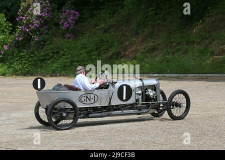 GN Akela 200 (1922), Centenaire de la vitesse, 17 mai 2022, Brooklands Museum, Weybridge, Surrey, Angleterre, Grande-Bretagne, Royaume-Uni, Europe Banque D'Images