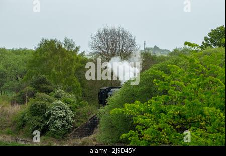 Train ferroviaire de Bo'Ness et Kinneil, Bo'Ness, Écosse, Royaume-Uni Banque D'Images