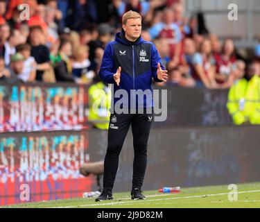 Eddie Howe le Newcastle United Manager sur la touche pendant le match Banque D'Images