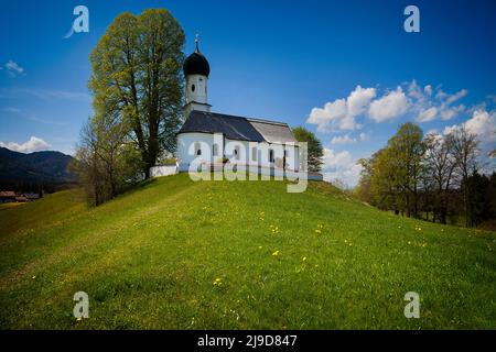 DE - BAVIÈRE: Maria Heimsuchung (église de la Visitation) à Oberbuchen près de Bad Heilbrunn Banque D'Images