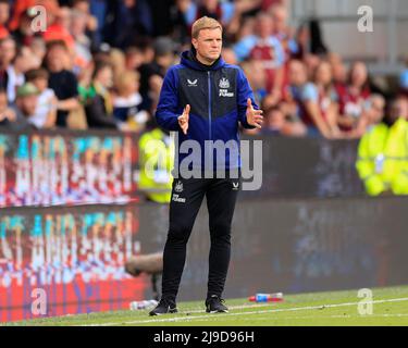 Burnley, Royaume-Uni. 22nd mai 2022. Eddie Howe le Newcastle United Manager sur la touche pendant le match à Burnley, Royaume-Uni, le 5/22/2022. (Photo de Conor Molloy/News Images/Sipa USA) crédit: SIPA USA/Alay Live News Banque D'Images