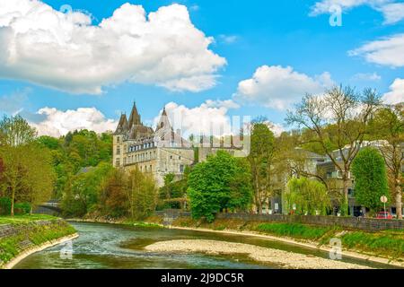 Château de Durbuy en Wallonie, en Belgique Banque D'Images