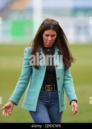 LEICESTER, ROYAUME-UNI. 22nd MAI Rebekah Vardy lors du match de la Premier League entre Leicester City et Southampton au King Power Stadium, Leicester, le dimanche 22nd mai 2022. (Credit: Jon Hobley | MI News) Credit: MI News & Sport /Alay Live News Banque D'Images