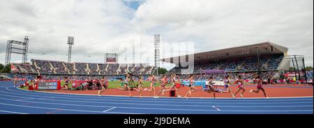 Birmingham, Royaume-Uni. 21st mai 2022. Course féminine 5000m à la Birmingham Diamond League, Birmingham, Angleterre, le 12 mai 2022 à Birmingham, Angleterre. Crédit : Gary Mitchell, GMP Media/Alay Live News Banque D'Images