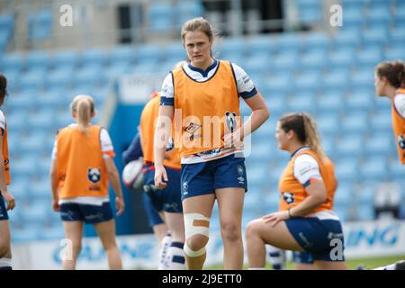 Exeter, Devon, Royaume-Uni. 22nd mai 2022. Bristol Bear's Ella Lovibond Warming up Women's Allianz Premier 15s semi final- Exeter Chiefs Women contre Bristol Bears Women - Dimanche 22nd Mai 2022 - Sandy Park - Exeter, Dimanche 22, Mai 2022 - Sandy Park - Exeter - Royaume-Uni crédit photo obligatoire : Martin Edwards crédit : Martin Edwards/Alay Live News Banque D'Images