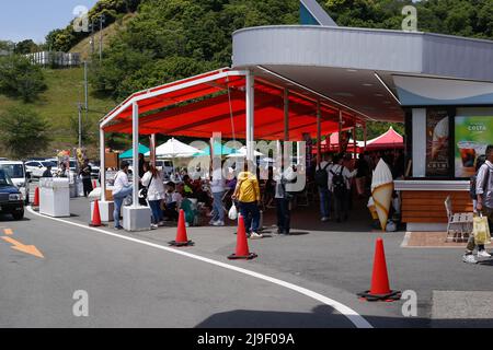 wakayama, japon, 2022/02/05 , marché aux poissons de l'ichiba toretore. Un marché du poisson est un marché de vente de poisson et de produits du poisson. Il peut être dédié à W Banque D'Images