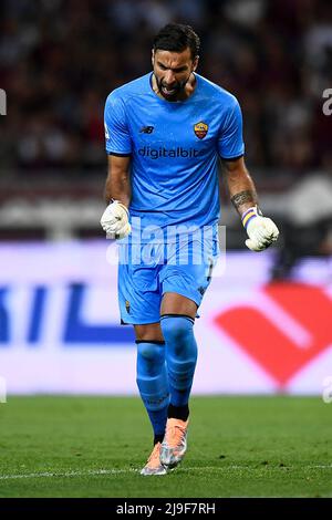 Turin, Italie. 20 mai 2022. Rui Patricio d'AS Roma fête lors de la série Un match de football entre le FC Torino et AS Roma. Credit: Nicolò Campo/Alay Live News Banque D'Images