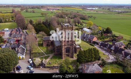 Grand Budworth , Cheshire 2022 . Église Banque D'Images