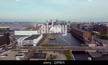 Photo de drone aérien de Liverpool 2022 Banque D'Images