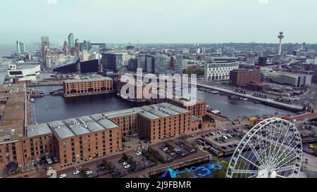 Photo de drone aérien de Liverpool 2022 Banque D'Images