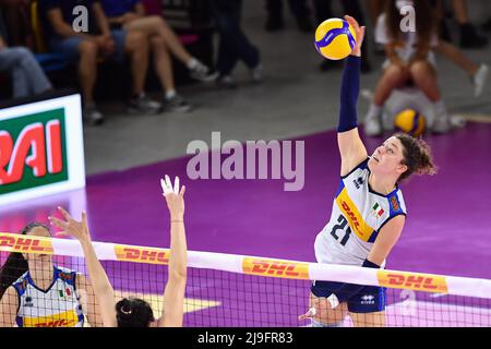 Florence, Italie. 22nd mai 2022. Alice Degradi (Italie) pendant le match de Test - femmes Italie contre femmes Bulgarie, Volleyball Test Match à Florence, Italie, Mai 22 2022 crédit: Independent photo Agency/Alay Live News Banque D'Images