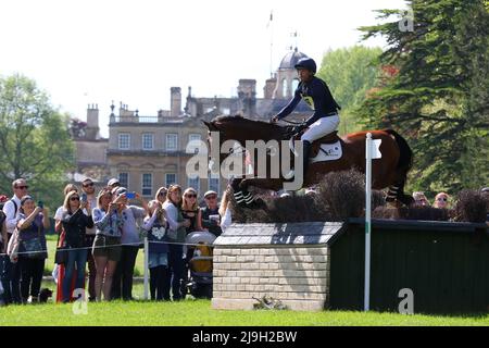 Tim Price - Ringwood Sky Boy - Cross Country au Badminton Horse Trials 2022 Banque D'Images
